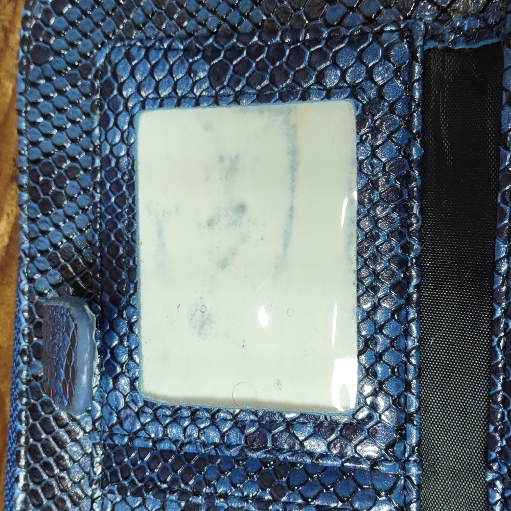 Python Embossed Faux Leather Wristlet/Wallet - Picture 7 of 7